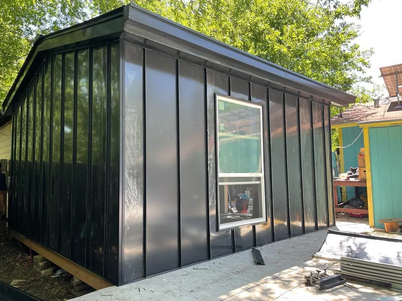 Black standing seam metal wall panels for Roof Inspection in Lemoore